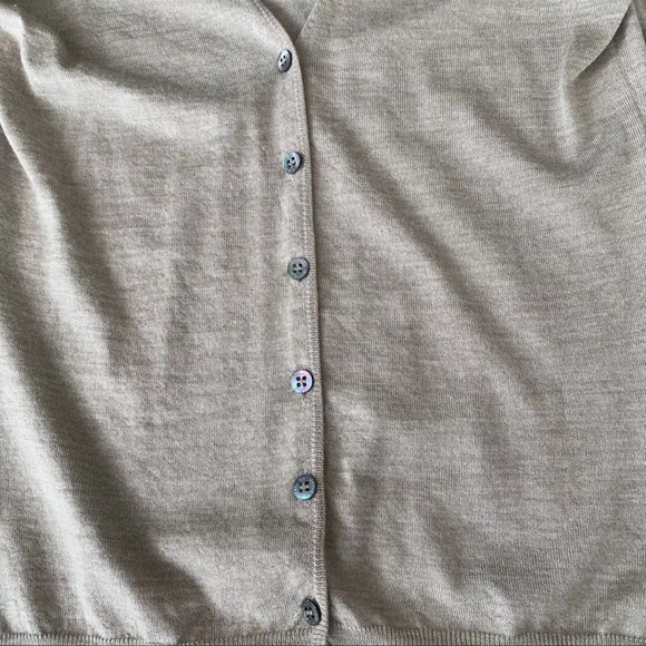 Diane Firsten Cashmere Cardigan Sweater Button Front Size Small - Picture 9 of 12